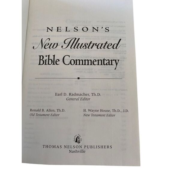 Nelsons New Illustrated Bible Commentary Hardcover Book Religious - Picture 5 of 14